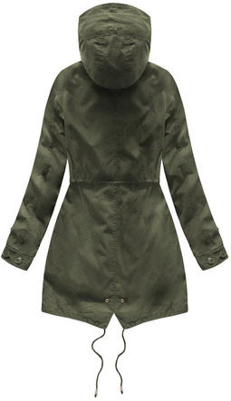 THICK WINTER PARKA WITH LINER KHAKI-BEIGE (X3366X)