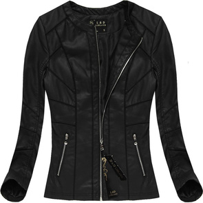 JACKE MIT NÄHTEN SCHWARZ (5269BIG)