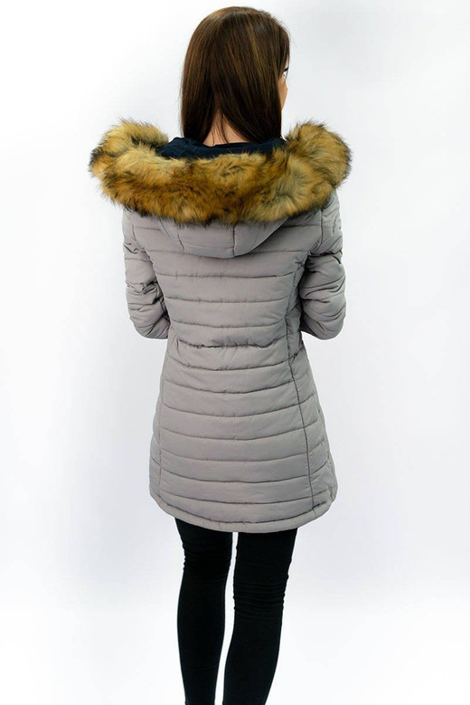 REVERSIBLE HOODED JACKET NAVY BLUE-GREY (W213)