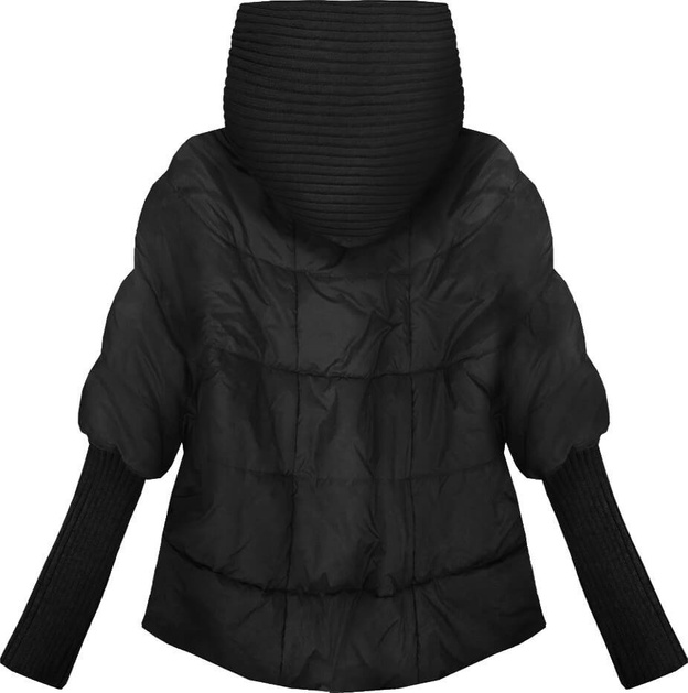 OVERSIZE BLACK SHORT JACKET (566ART)