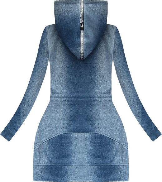 EMBROIDERED HOODIE BLUE 1 (J61BS)