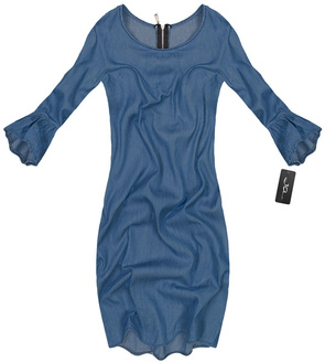 DENIM DRESS NAVY BLUE (8746)