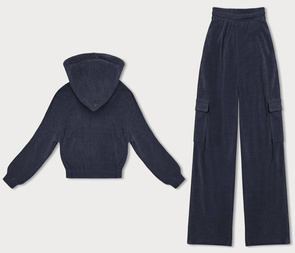 Dres ze spodniami typu cargo granatowy