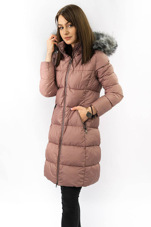 LANGE STEPPJACKE ANTIK ROSA (7701)