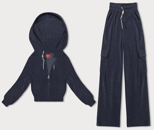 Dres ze spodniami typu cargo granatowy