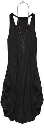 SUKIENKA OVERSIZE BOKSERKA CZARNA (7751)