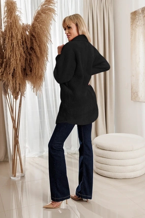 Płaszcz typu alpaka czarny