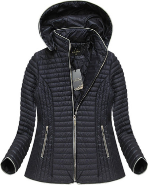 HOODED QUILTED JACKET GRAPHITE (7025BIG)