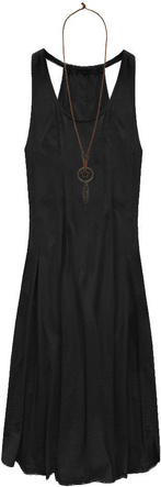 OVERSIZE KLEID SCHWARZ (7751)