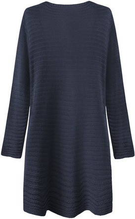 SPITZEN PULLOVER MIT TASCHEN MARINEBLAU (227ART)