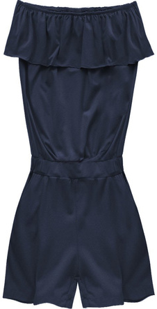 BANDEAU AUSSCHNITT KURZ OVERALL MARINEBLAU (108ART)