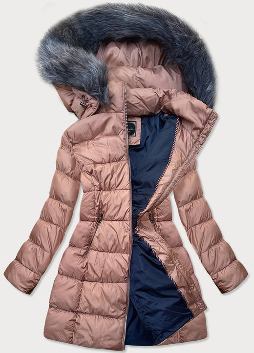 LANGE STEPPJACKE ANTIK ROSA (7701)