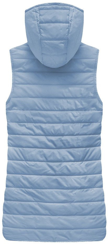 LONG QUILTED WAISTCOAT BLUE (16769)
