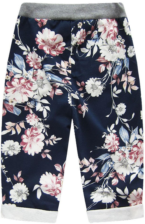 GEBLÜMTE BERMUDAS MARINEBLAU (9599)