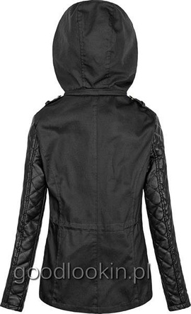 PARKA MISS SISSI CZARNA (8821)