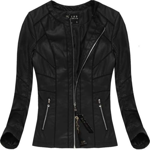 JACKE MIT NÄHTEN SCHWARZ (5269BIG)