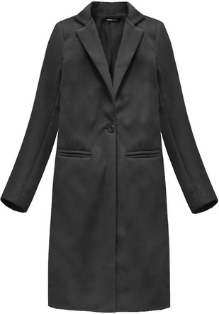 SIMPLE COAT WITH BUTTONS GRAPHITE (2995)