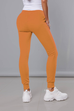 Spodnie dresowe musztardowe -26