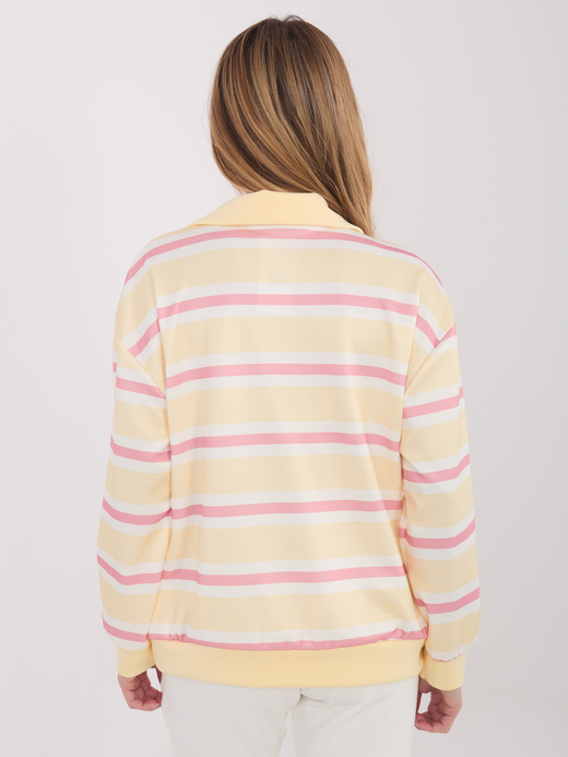 Jasnożółta bluza w paski
