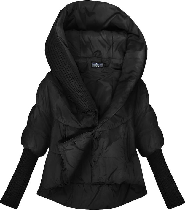 OVERSIZE BLACK SHORT JACKET (566ART)