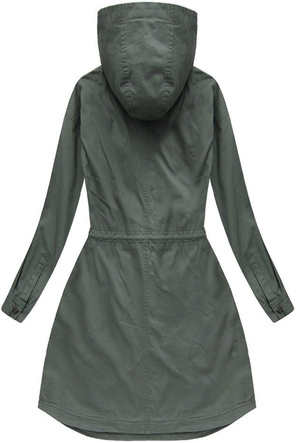 COTTON HOODED PARKA KHAKI (H050)