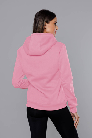 Damska bluza z kapturem różowa