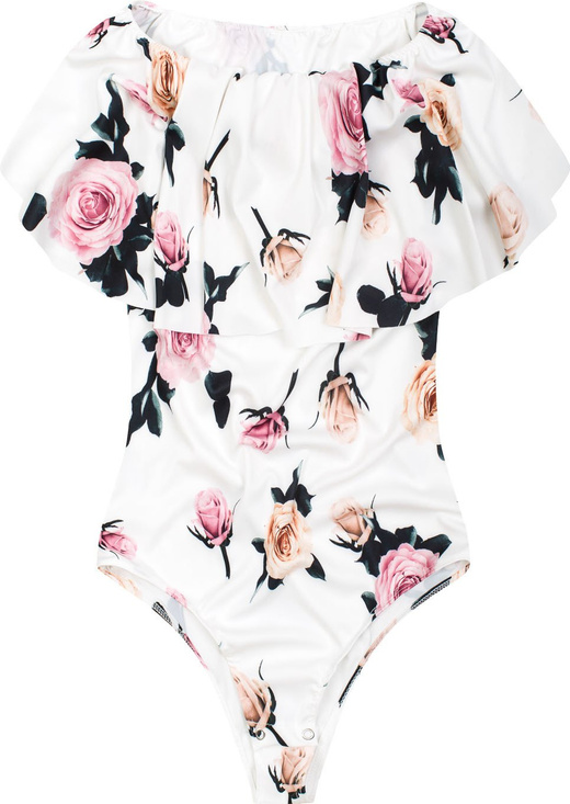 BODY Z ODKRYTYMI RAMIONAMI BIAŁE (5463/6)