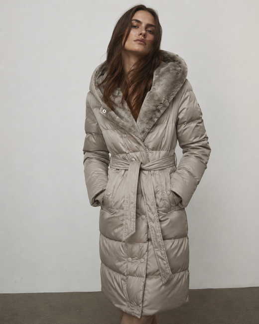 LONG JACKET WITH HOOD BLACK (PM7231)