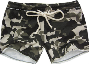 ARMY PRINTED SHORTS BEIGE (1306/5)