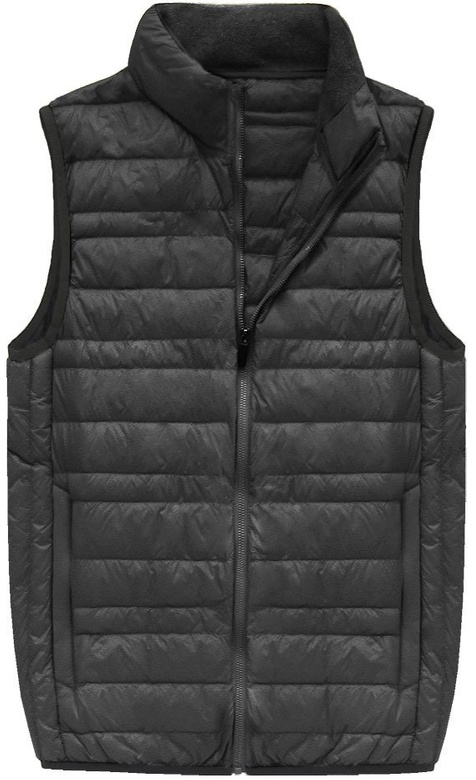 NATURAL DOWN WAISTCOAT GREY (5008)