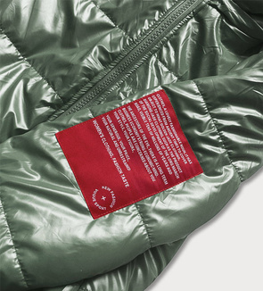 Uniwersalna zielona kurtka z kapturem