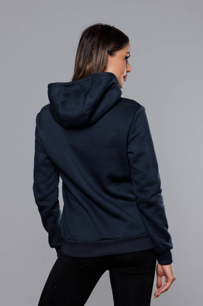Damska bluza z kapturem granat