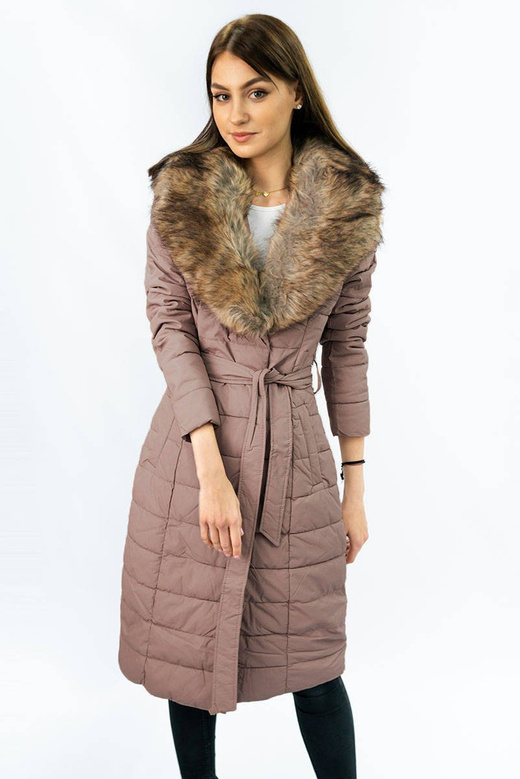MANTEL AUS ÖKOLEDER ANTIK ROSA (5528)