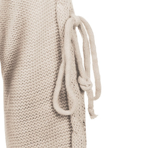 LACE-UP SHOULDER JUMPER BEIGE (113ART)