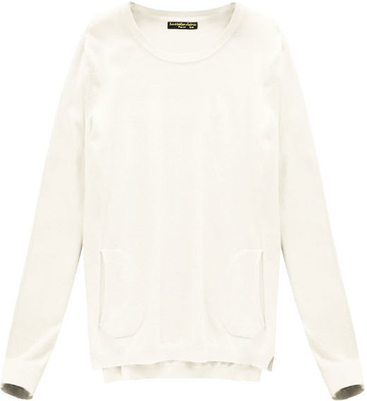 JUMPER WITH POCKETS ECRU (P7021)