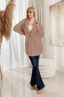 Płaszcz typu alpaka camel