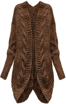 BAT SLEEVE JUMPER BROWN (125ART)