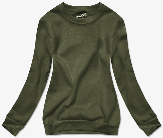 Dresowa bluza za ściągaczami ciemnobeżowa -6