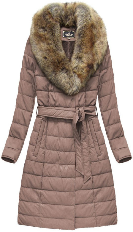 MANTEL AUS ÖKOLEDER ANTIK ROSA (5528)