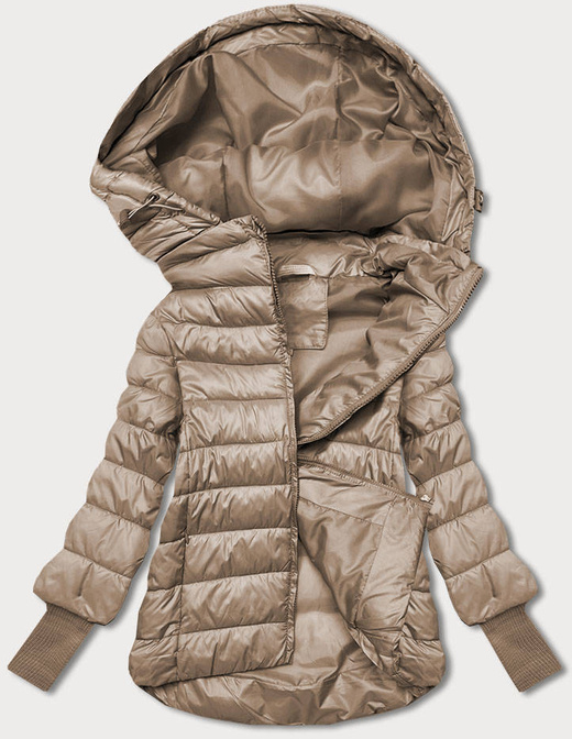 LONG JACKET WITH HOOD BLACK (PM7231)