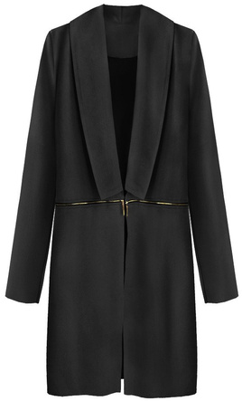 ZIP DETAIL BLAZER BLACK (0800)