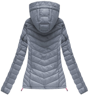 HOODED QUILTED JACKET GREY (21742)