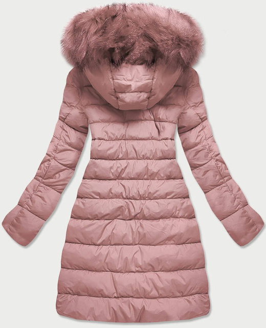 STEPPJACKE MIT KAPUZE ANTIK ROSA (7754BIG)