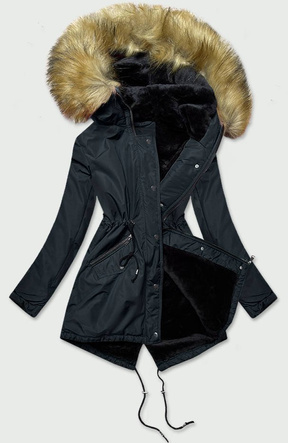 NAVY PARKA JACKET (B2628)