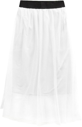 MIDI SKIRT WHITE (96ART)