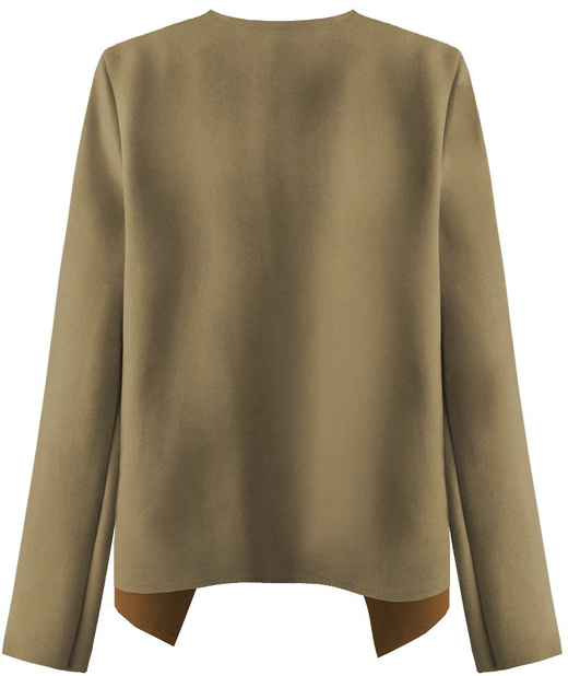 SHORT SUEDE BLAZER BEIGE (9340)