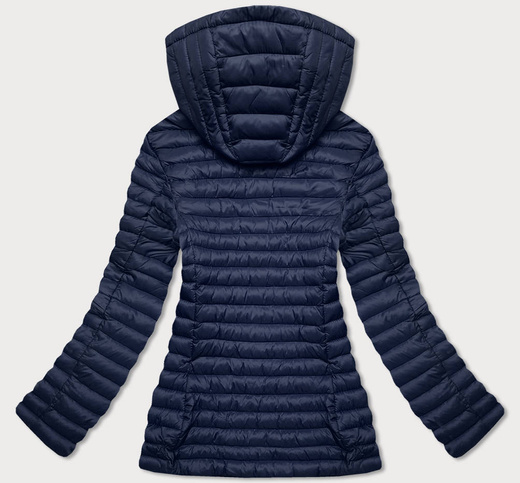 STEPPJACKE MIT KAPUZE ROT (7218)