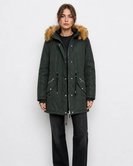 GREEN PARKA JACKET (B2628)