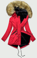 ROTE PARKA-JACKE (B2628)