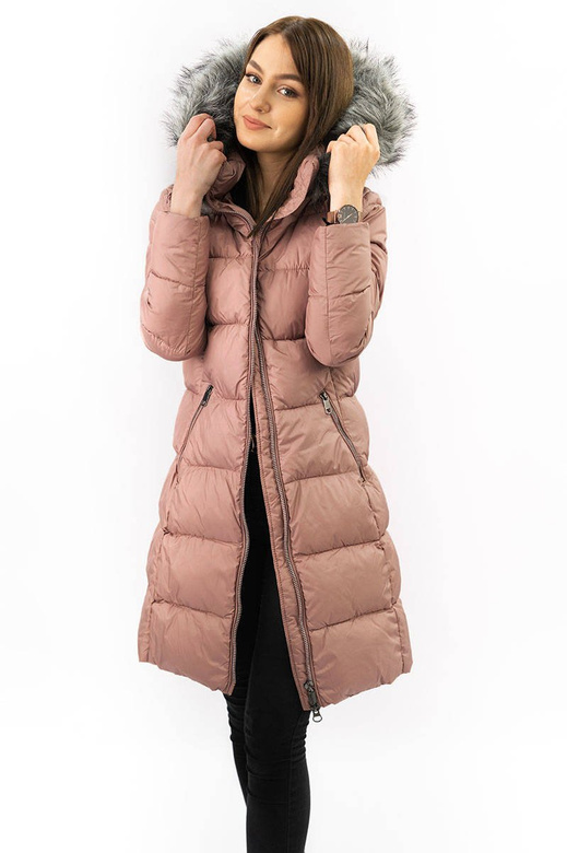 LANGE STEPPJACKE ANTIK ROSA (7701)